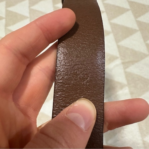 J crew Italian leather dress belt english tan brown - Picture 3 of 3